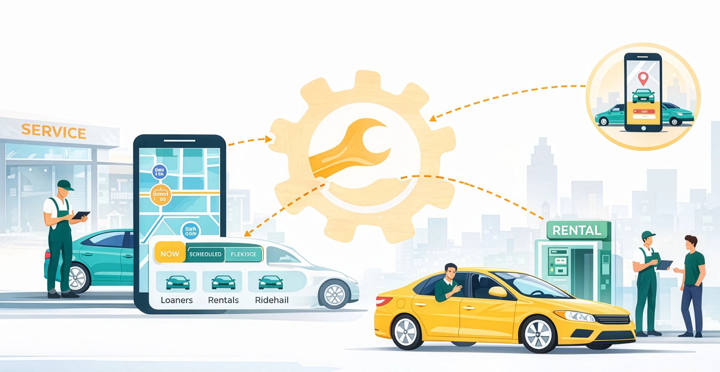 Dealership OnDemand solution: How to pair loaners, rentals, and ridehail to protect service retention