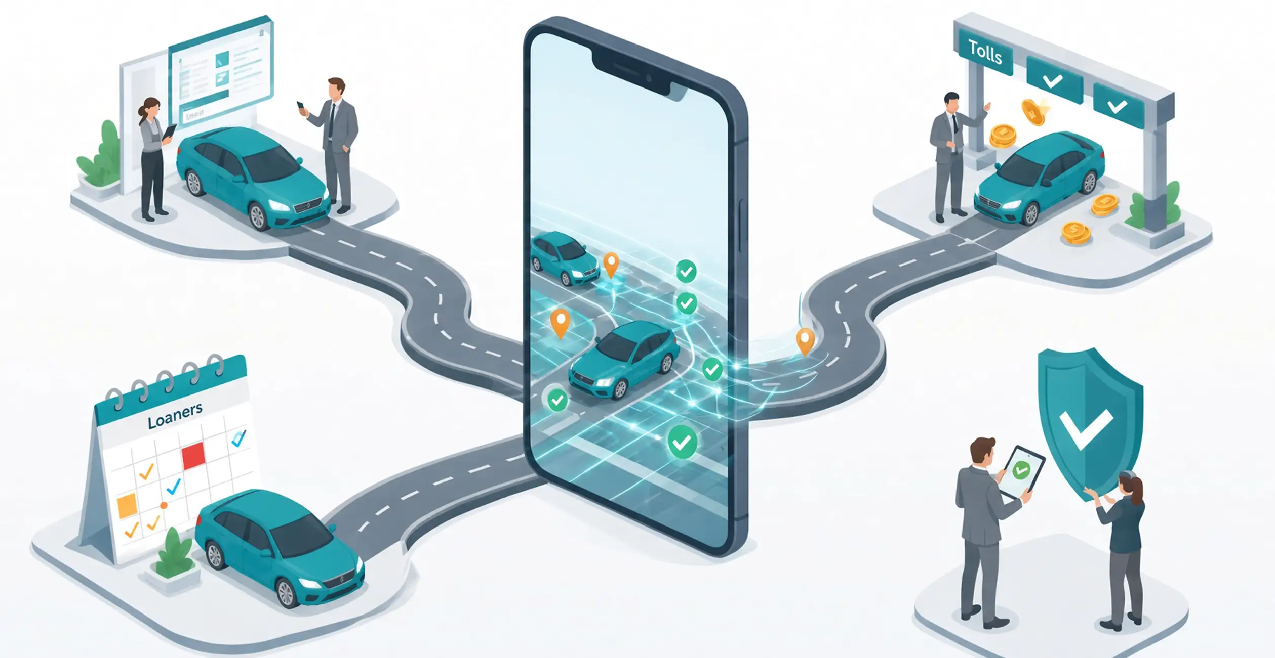 Control Test Drives, Loaners, Tolls & Verification in One System